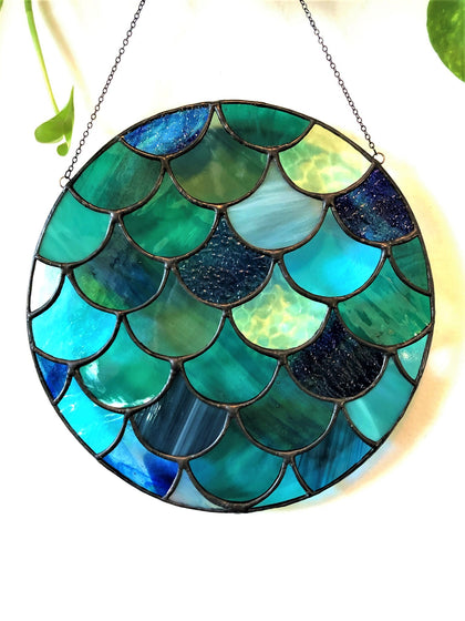 Stained Glass Mermaid Scales