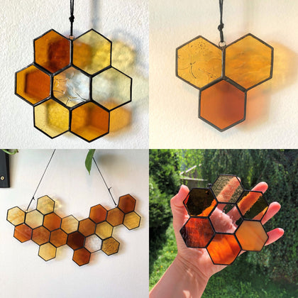 Honeycomb Stained Glass