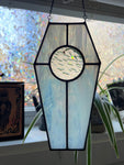 Coffin Suncatcher - Iridescent White