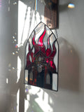 Burning Church Suncatcher - Dark