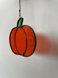 Pumpkin Suncatcher (Cathedral Glass)