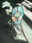 Coffin Suncatcher - Iridescent White