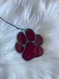 Paw Print Suncatcher - Red
