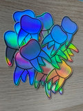 Holographic Tooth Sticker