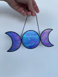 Triple Moon - Iridescent Blue