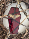 Coffin Suncatcher - Bat