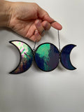 Triple Moon - Iridescent Purple Opaque