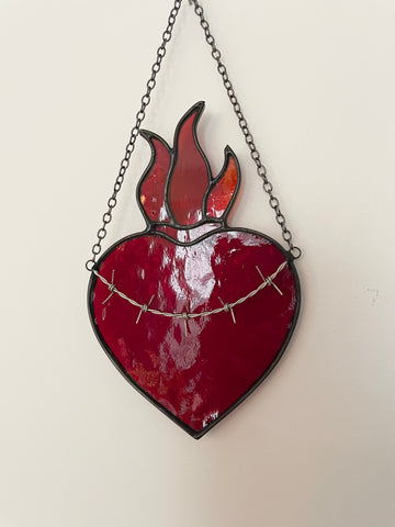 Sacred Heart Suncatcher