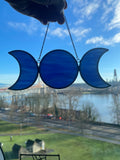 Triple Moon - Iridescent Blue