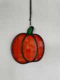 Pumpkin Suncatcher (Cathedral Glass)