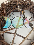 Triple Moon - Iridescent Turquoise