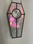 Coffin Suncatcher - Iridescent White