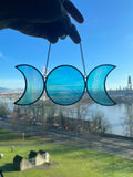 Triple Moon - Iridescent Turquoise