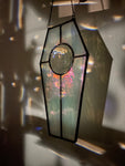 Coffin Suncatcher - Iridescent White