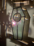 Coffin Suncatcher - Iridescent White