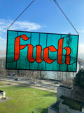 Fuck - Turquoise & Orange