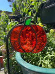 Pumpkin Suncatcher (Cathedral Glass)