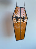 Coffin Suncatcher - Winged Gargoyles