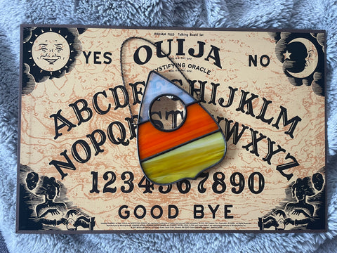 Candy Corn Planchette - Faceted Jewel