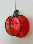 Pumpkin Suncatcher (Cathedral Glass)