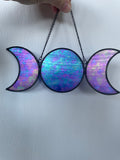 Triple Moon - Iridescent Blue