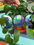 Triple Moon - Iridescent Purple Opaque