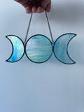 Triple Moon - Iridescent Turquoise
