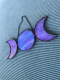 Triple Moon - Iridescent Blue
