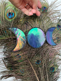 Triple Moon - Iridescent Purple Opaque