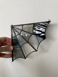 Mini Spider Web - Black & Grey - Left Hand Corner