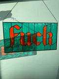 Fuck - Turquoise & Orange