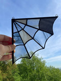 Mini Spider Web - Black & Grey - Left Hand Corner