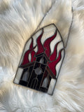 Burning Church Suncatcher - Dark