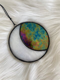 Moon - Iridescent Black & White
