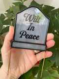 Tombstone Plant Stake