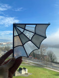 Mini Spider Web - White and Iridescent - Left Hand Corner