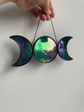 Triple Moon - Iridescent Purple Opaque