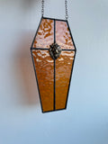 Stained Glass Coffin Suncatcher - Noble Lion