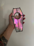 Coffin Suncatcher - Iridescent White