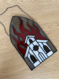 Burning Church Suncatcher - Light