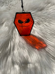 Mini Coffin Suncatcher - Jack-o'-Lantern