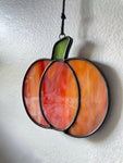 Pumpkin Suncatcher (Opalescent Glass)