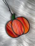 Pumpkin Suncatcher (Opalescent Glass)