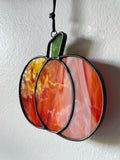 Pumpkin Suncatcher (Opalescent Glass)